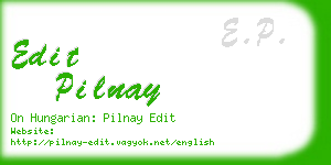 edit pilnay business card